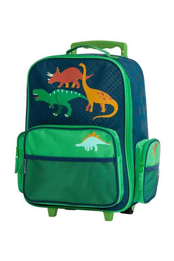 Skip Hop Stephen Joseph Boy s Dinosaur Themed Luggage Bag with Squeegee and Wheels Trendyol