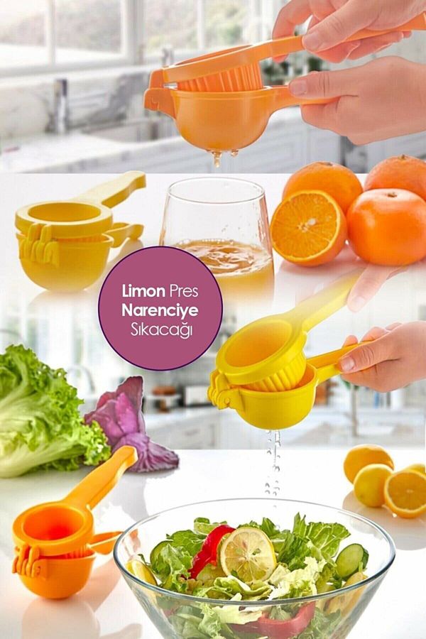Yayke-Practical Lemon Press & Citrus Juicer| Hard Plastic Lemon Squeezer 1