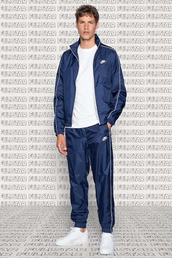 Nike Sportswer Hoxton Woven Loose Fit Loose Fit Woven Navy Blue Tracksuit Set Trendyol