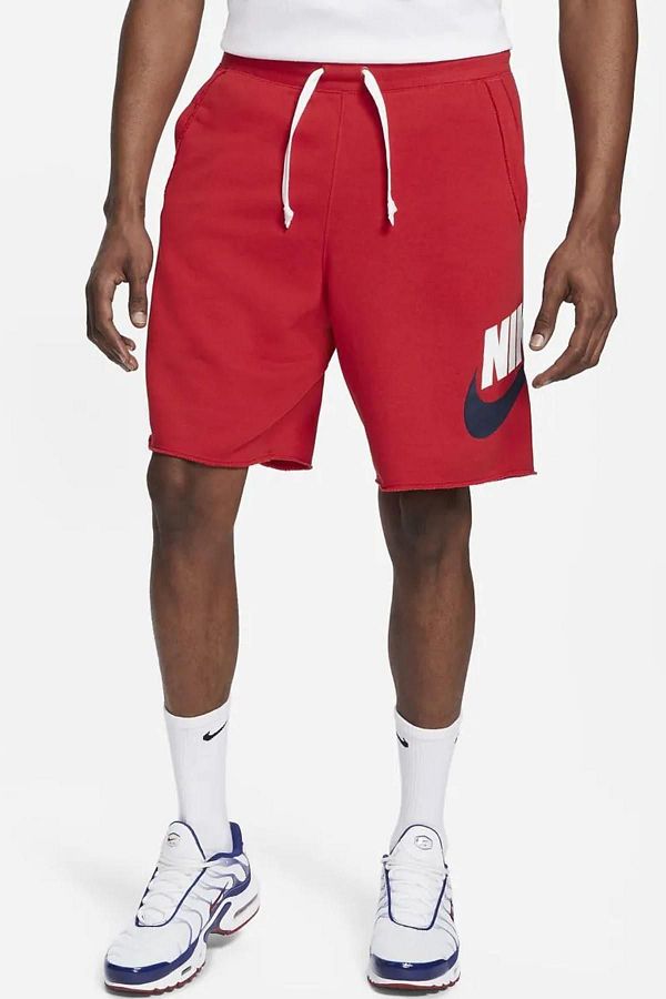 Nike Alumni Swoosh Red Men s Sports Shorts Trendyol