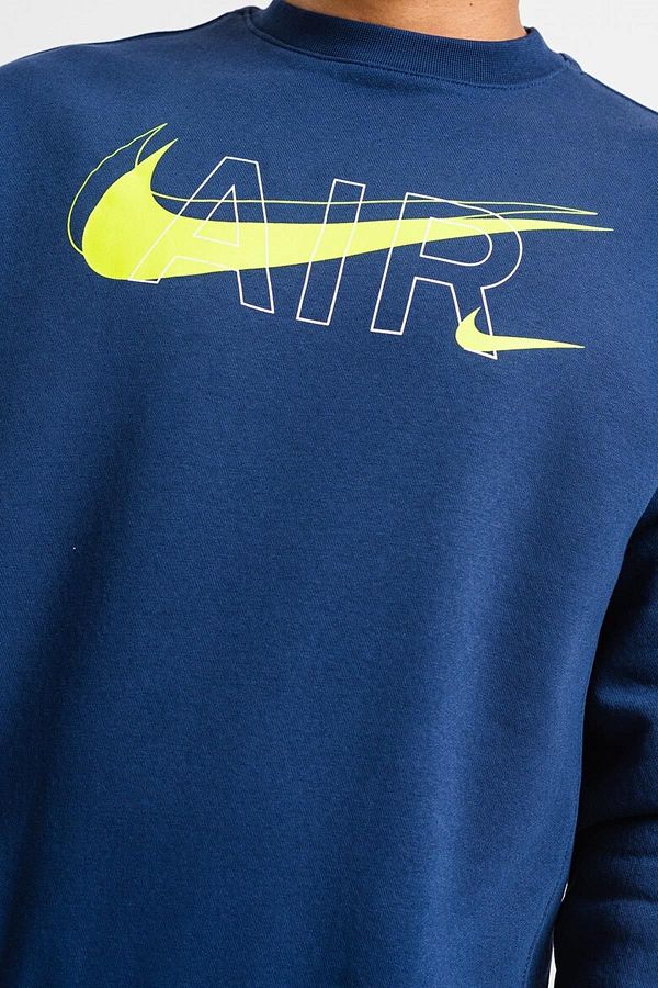 Nike Air Blue Men s Sweatshirt Raised Blue Trendyol