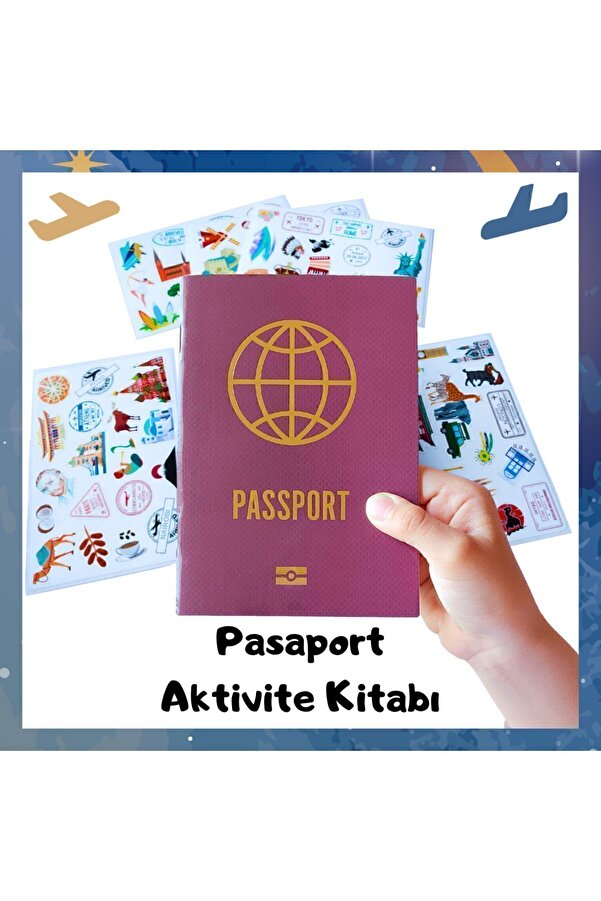 HomedU Pasaport Çocuk Aktivite Kitabı-18 Ülke Gezisi,video Ve Şarkılarla Öğrenme(İNTERAKTİF KAREKODLUKİTAP)