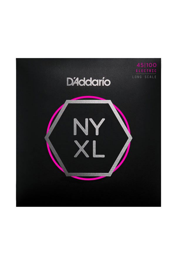 Daddario-Nyxl45100 Bass Guitar String Set, Nyxl Series, Long Scale, 4 Strings 1