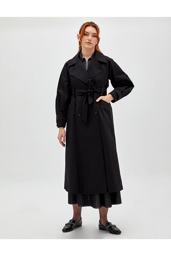 Wide lapel trench coat new arrivals