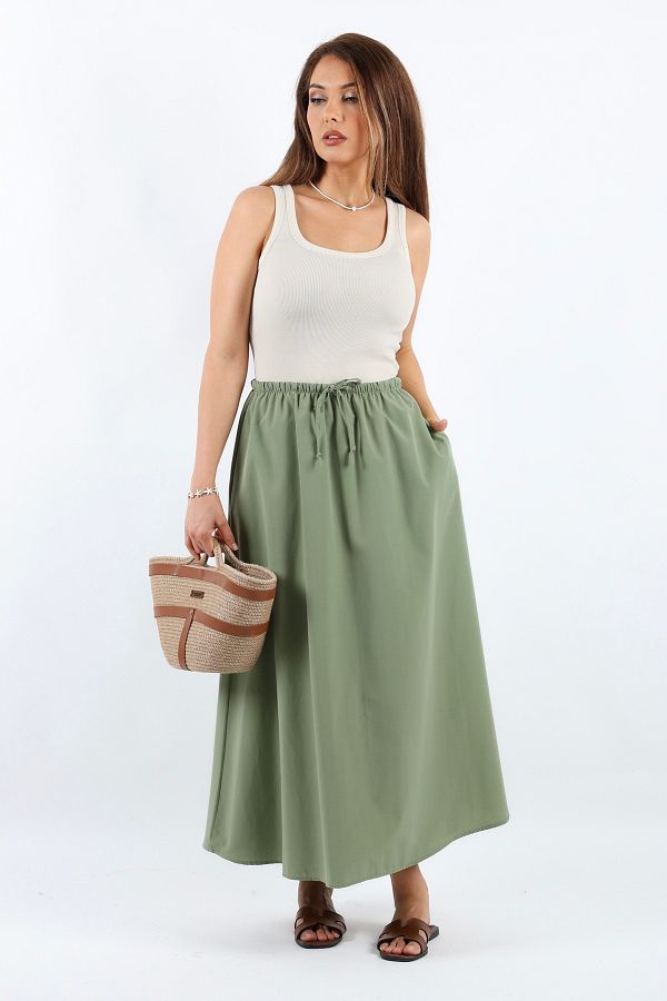 Khaki skirt design store