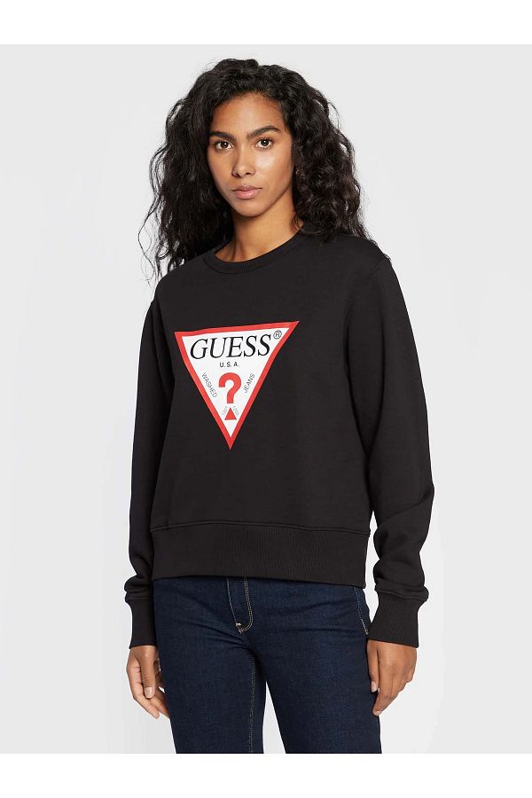 Guess Original Fleece Women s Sweatshirt Trendyol