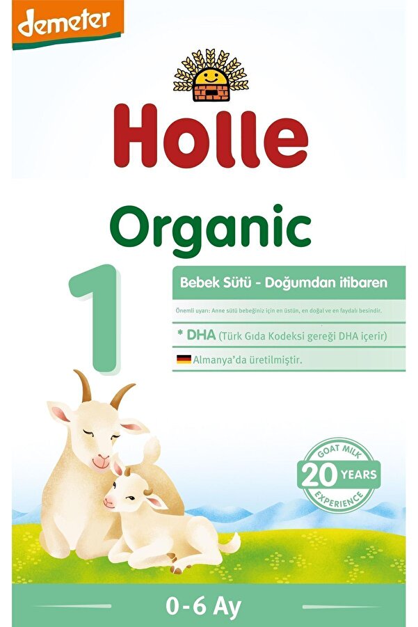 Holle ORGANİK KEÇİ 1 BEBEK SÜTÜ