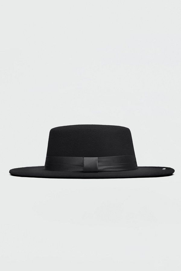 Black boater hat womens shop