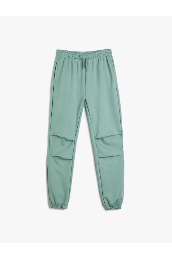 Koton-Basic Jogger Sweatpants with Pockets and Tie Waist 1