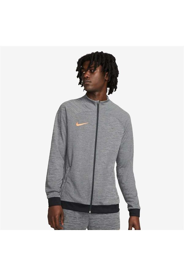 Nike Dri fit Academy Track Jacket Dq5059 010 Gray Men s Sweatshirt Trendyol