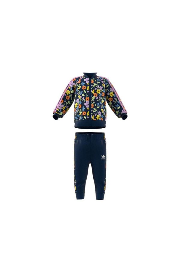 Baby adidas floral tracksuit outlet