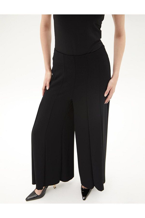 Flared skirt trousers clearance