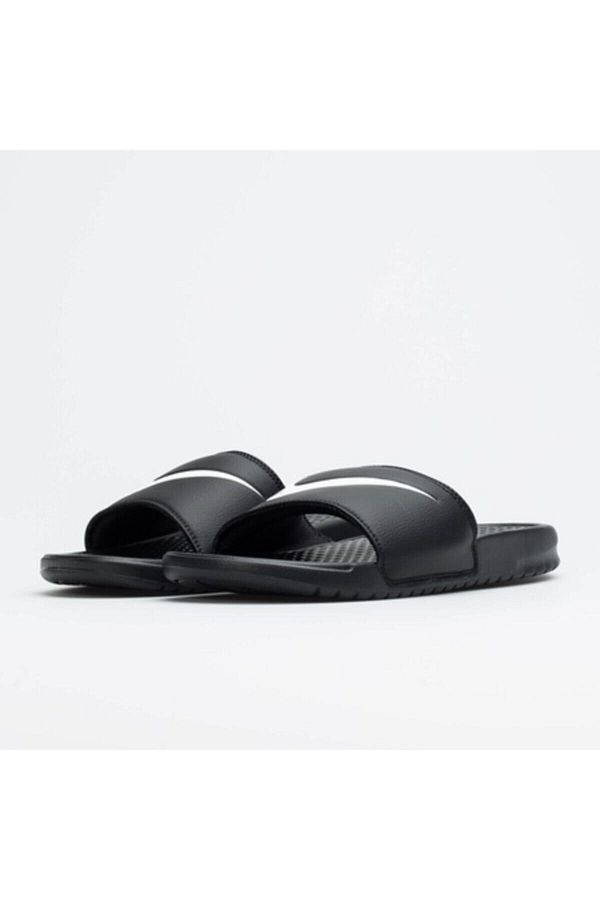 Nike Black Benassi Swoosh Slippers Trendyol