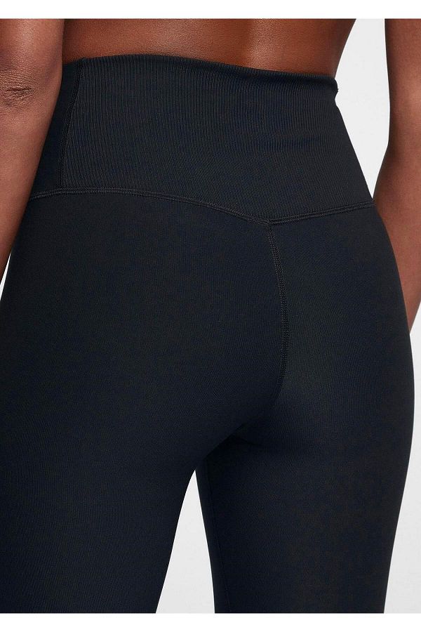 Nike Power Sculpt Hyper Tight Fit 7 8 High Waisted Sculpting Black Sports Tights Trendyol