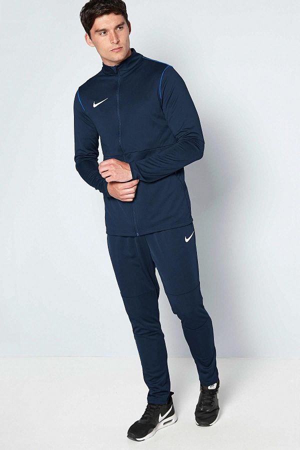 Navy and white nike tracksuit best sale