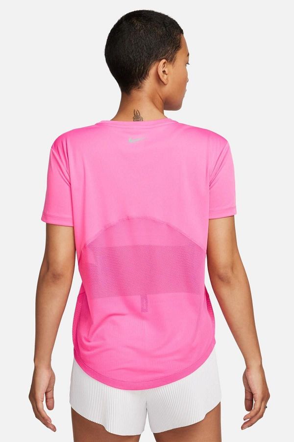 Nike Pink Miler Dri Fit Tee Back Air Panel Running Sports Training T Shirt Trendyol