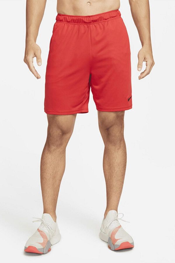 Nike 9 Inch Red Dri Fit Knitted Men s Training Running Shorts Trendyol