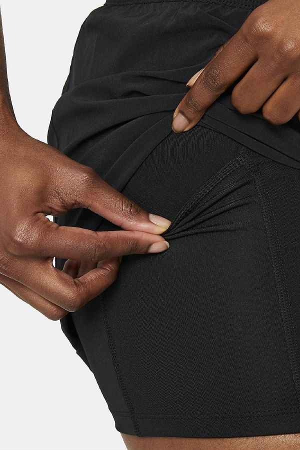 Nike Flex Essential 2 in 1 Training Shorts Women s Shorts with Tights Black Trendyol