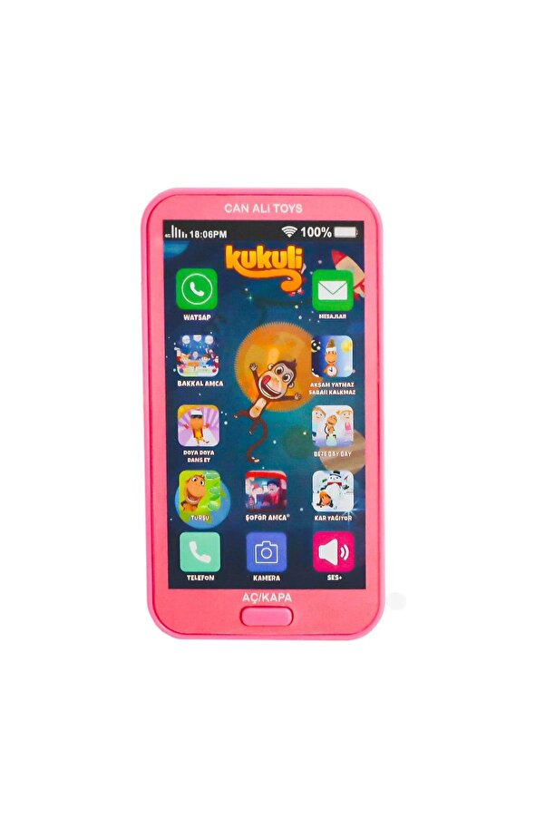 BYCEGU KUKULİ ŞARKILARI ÇALAN OYUNCAK BENİM İLK TELEFONUM MÜZİKLİ OYUNCAK TELEFON