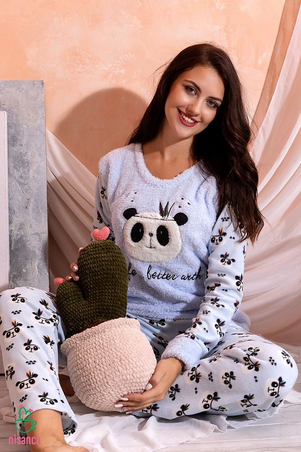 Fleece pajama set store