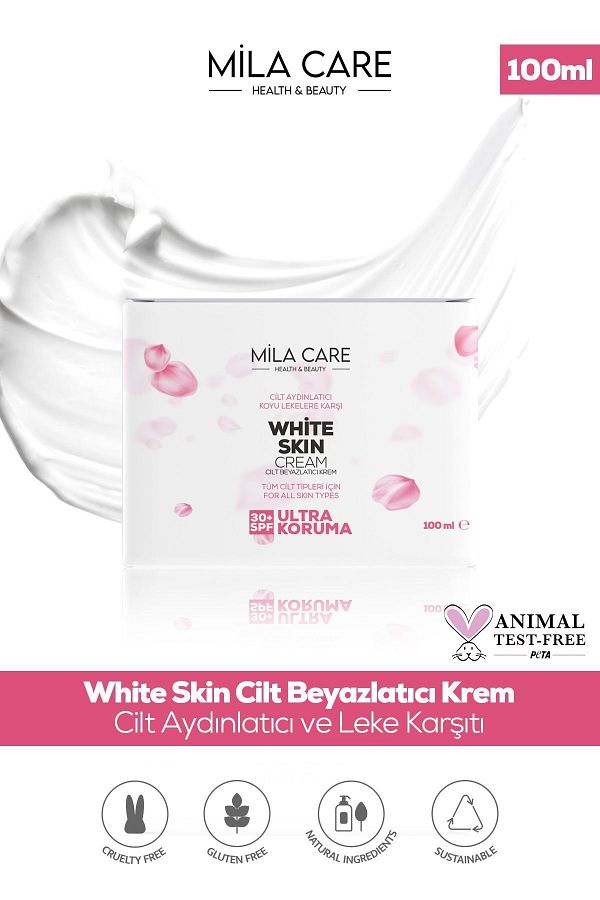 MİLA CARE-Whitening Blemish Cream - White Skin, 30+ Spf, 100ml, 3 Pieces 1