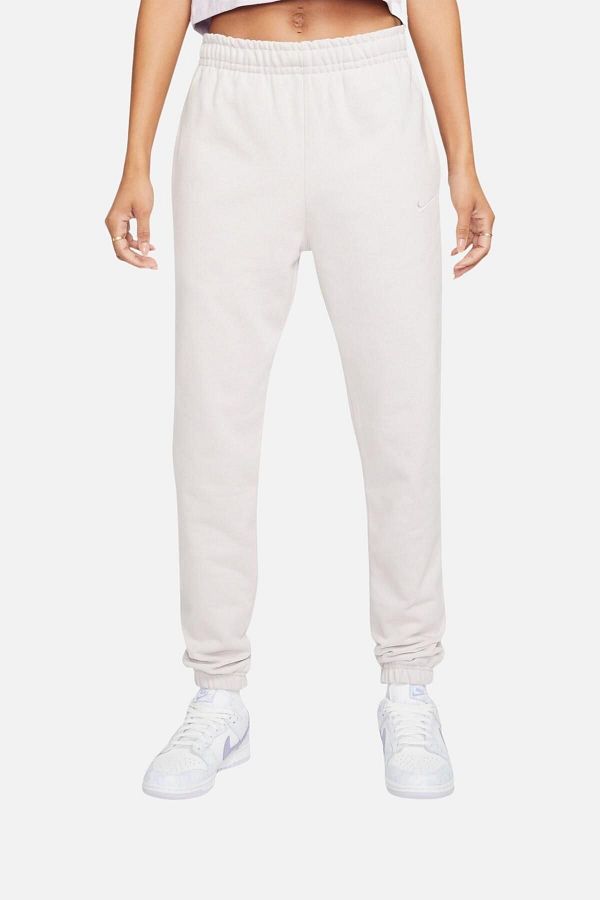 Nike Loose Fit Trousers Loose and Long Cut Off White Sweatpants Dv Trendyol