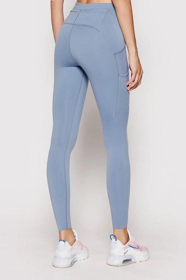 Nike Power Epic Lux Run Division Reflective Laser Cut 4 Pocket Blue Tights Trendyol