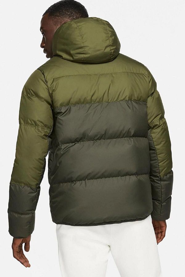 Nike Sportswear Storm Fit Windrunner Full Zip Jacket Goose Down Khaki Green Coat Trendyol