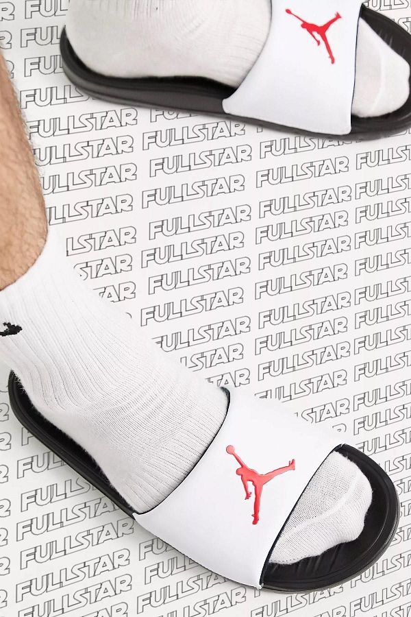 Nike Jordan Jumpman Break White Unisex Slide Jordan Slippers White Trendyol