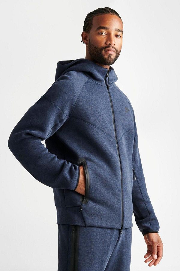 Navy nike tech hoodie hotsell