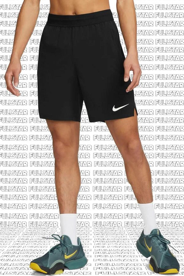 Nike Men s Training Shorts Pro Dri Fit Flex Vent Max 8 inch Zippered Black Trendyol