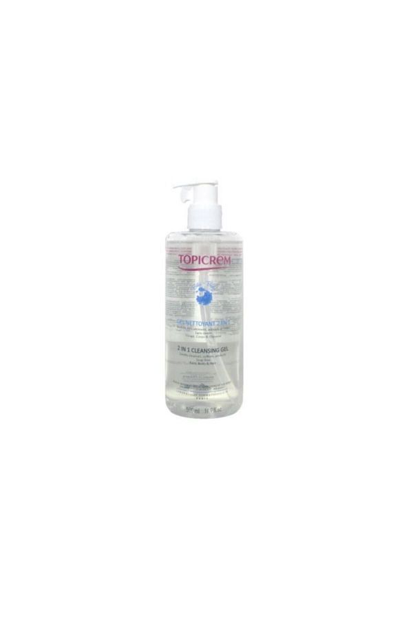 Topicrem-2 In 1 Cleansing Gel 500ml 1
