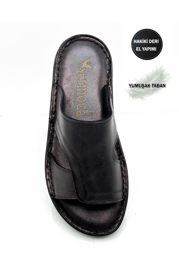 Real leather slippers discount
