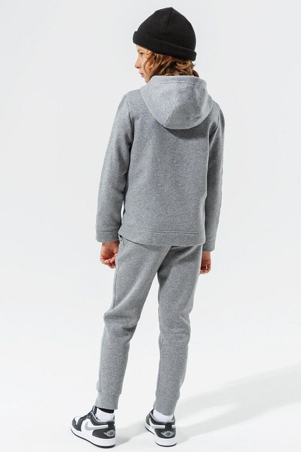 Nike Gray Cotton Kids Tracksuit Set Sportswear Fleece Tracksuit Trendyol