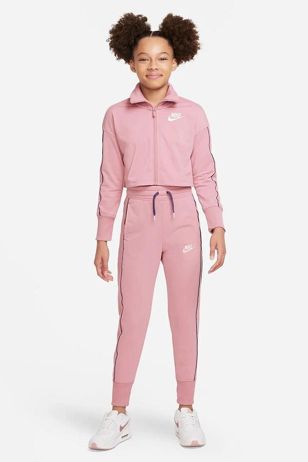 Pink sweatsuit nike top