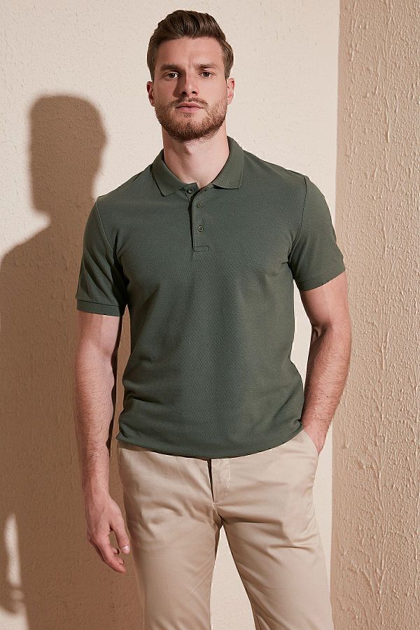Buttoned up polo store