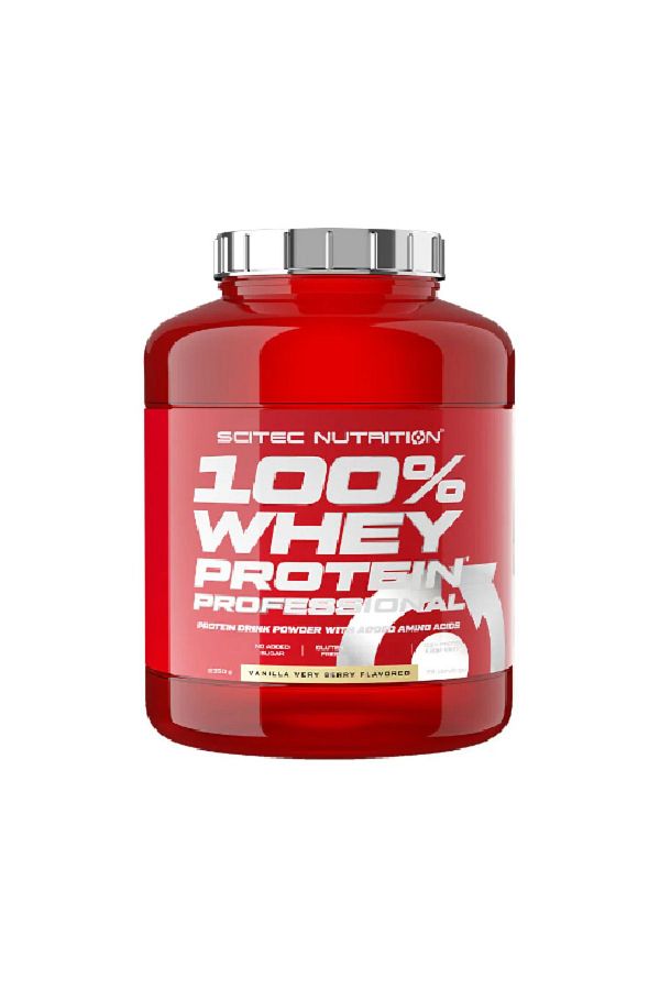 Scitec Nutrition-Scitec Whey Professional 2350 Gr Vanilla - Strawberry Flavored Protein 1