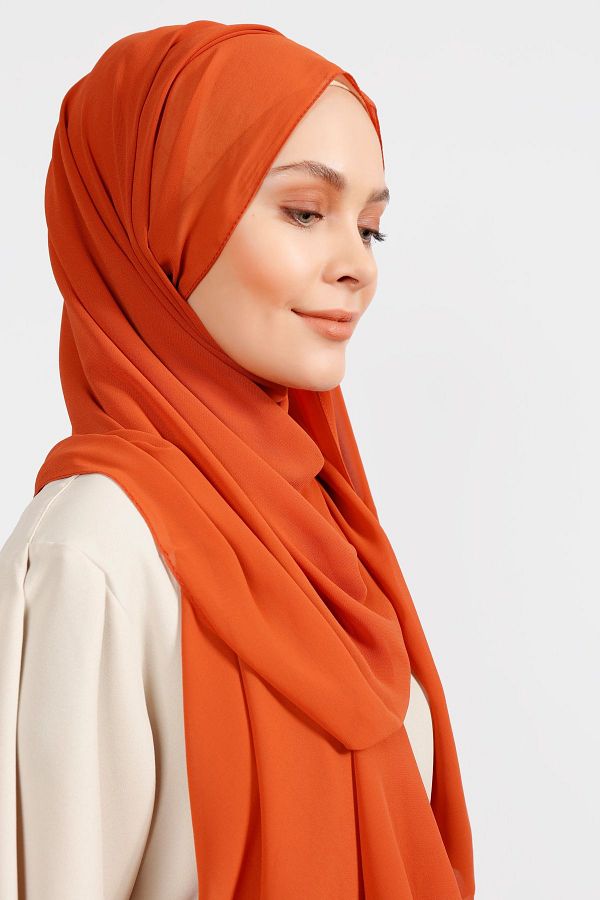 Differenza-Open Tile Crepe Chiffon Shawl 1