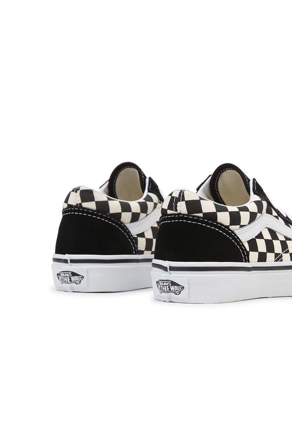 Toddler black and white vans outlet