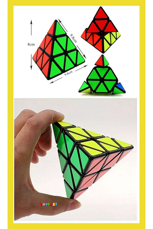 TOYFEST-Pyramid Triangle Intelligence Cube Intelligence Cube Rubic Cube 1