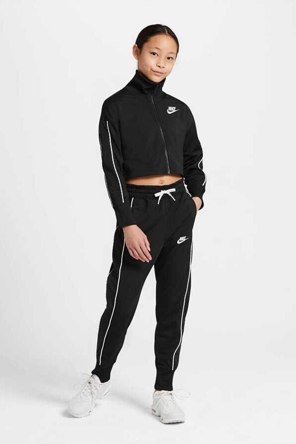 Nike black sweatsuit hotsell
