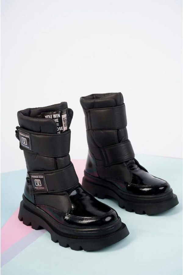 Prego-Children's Boots with Polar Inside Thermo Non-Slip Sole Velcro 1
