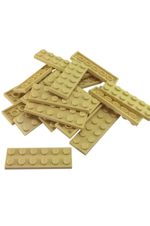LEGO Moc Custom Aksesuar Creator Plate 2 X 6 Düz Tuğla Taba 4 Adet Gönderilecek