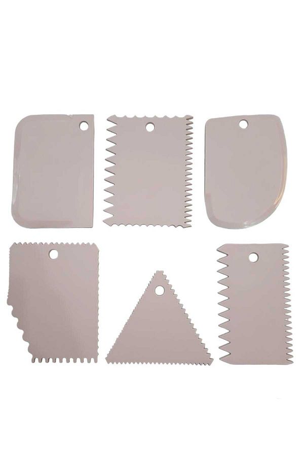 Harmony Time-Dough Cutter Scraper Decorator Set of 6 1