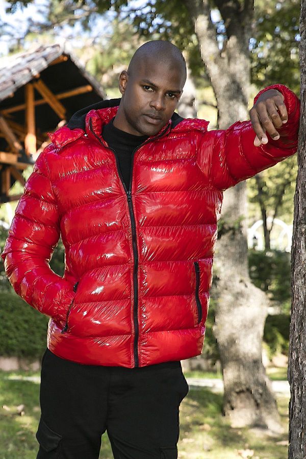Buratti Slim Fit Removable Hooded Shiny Puffer Coat Men s COAT 649007 Trendyol
