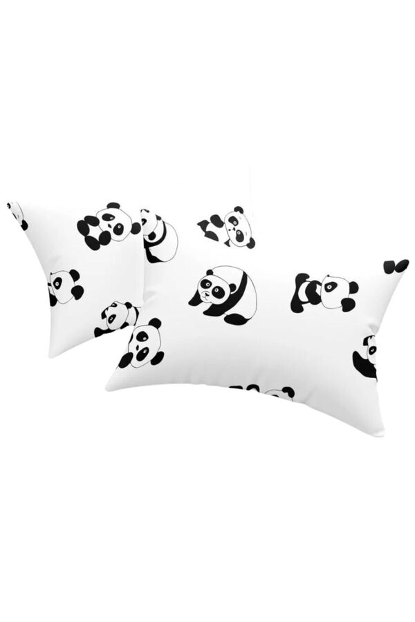 Eponj Home-Σετ Μαξιλαροθήκη Panda White 2 τεμαχίων 1