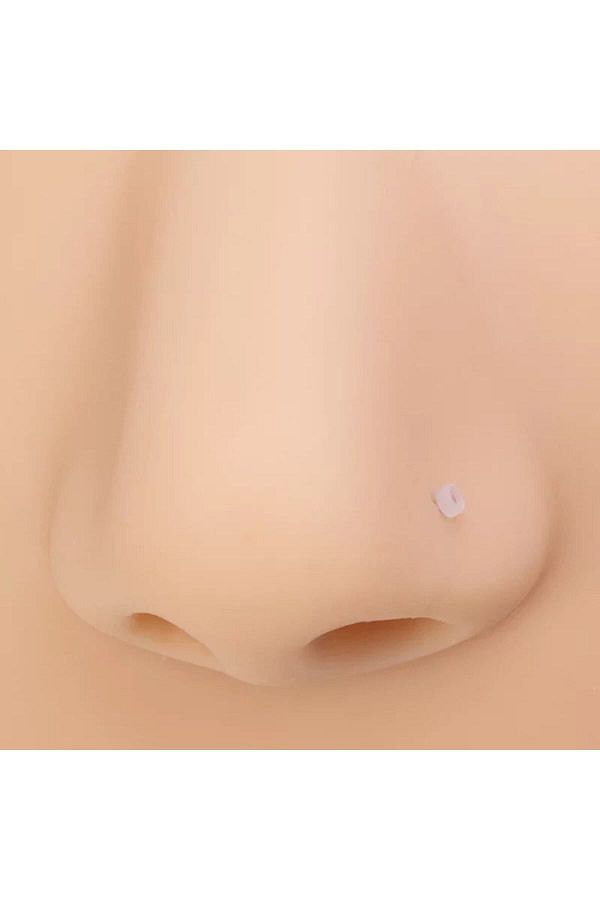 Silicone nose stud top