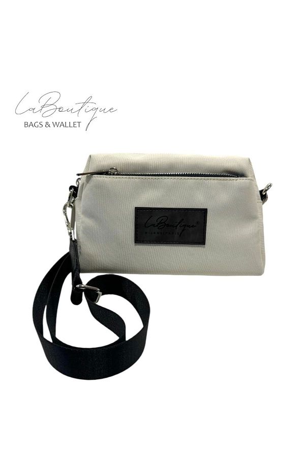 LA BOUTIQUE-LB Bag 7160 - Țesătură bej impermeabilă 1