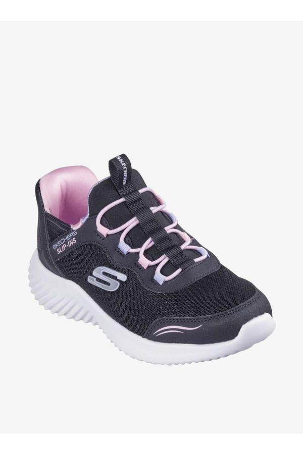 Skechers Girls Bounder Bungee No Tie Laces Walking Shoes 303585L Trendyol