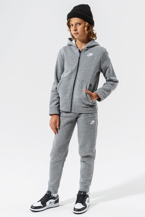 Nike fleece tracksuit set in grey sale